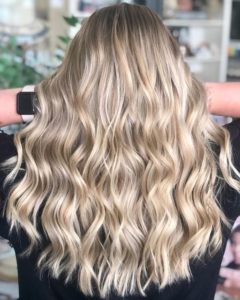 Balayage and Highlights blonde hair highlights and lowlights columbus IN