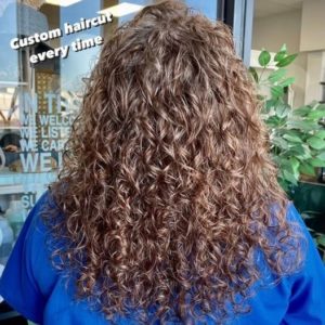 Curly Hair Expertise custom haircut curly hair columbus IN