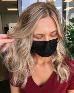 Balayage and Highlights lowlight for blonde hair columbus IN