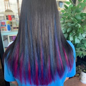 Is Vivid Hair Color Right for Me? vivid hair color purple columbus IN