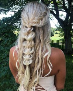 Haircut & Style bobo wedding hairstyle